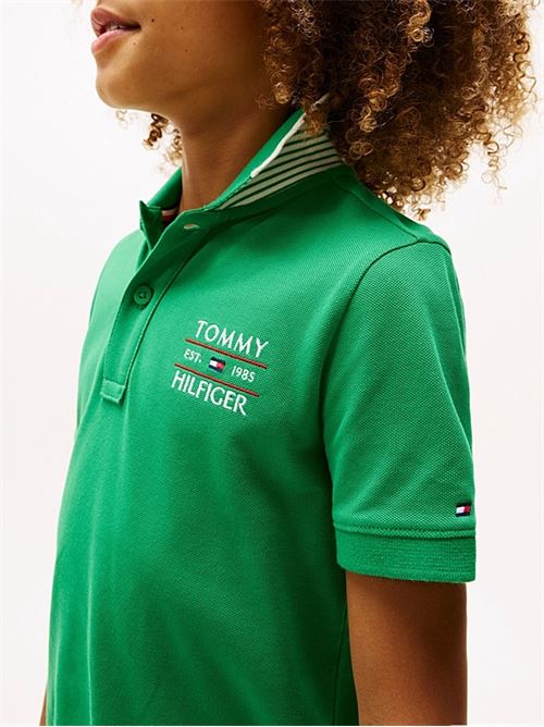 tommy flag hilfiger polo TOMMY HILFIGER | KB0KB09524L13